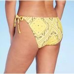 Wild Fable Women's Bandana Print Side-Tie Extra High Leg Bikini Bottom Med 8-10 Photo 1