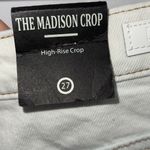 BLANK NYC  Womens High Rise Tie Dye The Madison Crop Jeans White Blue 27 NWT‎ Photo 7