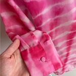 H:ours  Jaqi Wrap Mini Dress Size XS Pink Fuchsia Tie Dye Revolve Photo 5