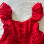Vestique  Tiered Red Dress Photo 1