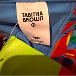 Tabitha Brown x Target Tropical Leopard Multicolor Underwire Bikini Top 24W NEW Blue Photo 4