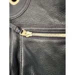 Fossil  Karli Black Pebbled Leather Hobo Shoulder Bag‎ Vintage Rare 90’s Photo 1