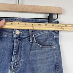 MOTHER The Looker Cut it Out Jean Size 24 Blue Skinny Distressed Casual Denim Photo 7