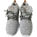 MarleyLilly  Grey Mesh Monogramed Sneakers Walking Active New in Box Size 9 Photo 0