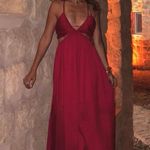 ZARA  dress maxi boho pleated satin flowy summer vacation wedding evening Photo 4