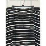 Cato Women's Skirt Stretch Waistband Black/white, A Line, XL Photo 1