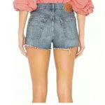 Levi's NWT Button Fly 501 Shorts High Rise Distressed Straight Leg 31 Photo 1