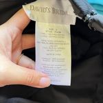 David's Bridal Chiffon Dress with Layered Skirt Strapless Black Womens S… Photo 4