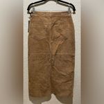 BLANK NYC NWT  Women’s Real Suede Midi Skirt Pecan Color Size 25 Photo 3