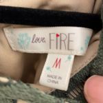 Love, Fire  Olive Lace Overlay Swing Tank Medium Photo 3