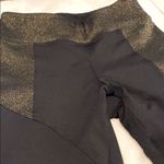 Koral Gold glitter/black  workout pants Photo 3