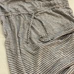 Allen Allen  gray striped midi dress coverup xs Photo 3