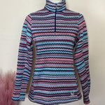 Spyder • zig zag quarter zip fleece pullover sweater Photo 0