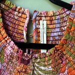 Anthropologie  Multicolor Smocked Top Photo 1