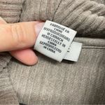 Rachel Zoe Beige Ribbed Knit Turtleneck Sweater Womens M Brown Academia Pullover Photo 6