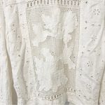 Johnny Was Cropped Alanah Eyelet Jacket White Size Small S Photo 5