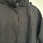 The North Face  Woman’s Black Belted Trench Coat w/ Hood Size Medium Photo 3