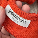 Youswim Bikini Top crinkle stretch bralette womens Orange one size swim vacation Photo 2