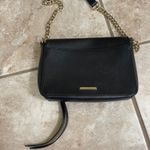 Rebecca Minkoff Black Leather Mini Mac Crossbody chain strap detail purse
Bag Photo 3