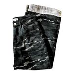 POL Camouflage Print Wide Leg Black Gray Corduroy Pants Women's Size Small Photo 11