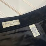 Lord & Taylor Women’s Suede Leather Black Skirt Size 14P Photo 3