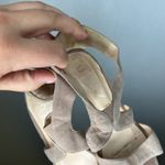 Unisa  Heeled Sandals Women's Size‎ 38 Beige Suede Leather Strappy Heels Photo 5