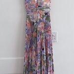 ASTR the label BLYTHE FLORAL PLISSE MIDI DRESS-M Photo 5