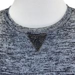 Juicy Couture Womens chiffon knit layer blouse Gray size M Minimalist Casual Soft Photo 6