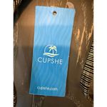 Cupshe  Women's Gold Ruched One Piece Swimsuit Size M Photo 7
