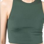 Girlfriend Collective Halter Racerback Sports Bra Green Size Small Photo 1