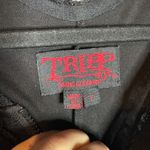 Tripp NYC Vtg  black lacy corset style zip up top Photo 2