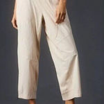 DAILY PRACTICE STRAIGHT LEG ANKLE PANTS ZIPPER ANTHROPOLOGIE White Size M Photo 0
