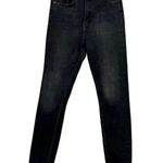 ZARA Mid Rise Stretch Skinny Jeans Cotton Blend Washed Effect 5-Pocket 2 Black Photo 12