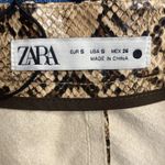 ZARA VEGAN LEATHER PANTS WITH SNAKE SKIN PATTERN Photo 9