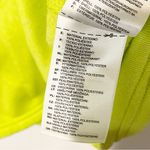 Adidas  Women’s Size Medium Neon Yellow Pullover Hooded‎ Sweatshirt Photo 3