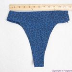 NEW Acacia‎ Mateo bikini bottom leopard animal print blue Amur, L Blue Size L Photo 7