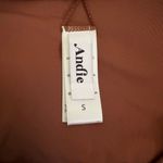 ANDIE Bikini Set Fiji Top High Waisted Bottom Cover-up Latte Sparkle Small NWT Photo 12