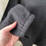 Vintage 70s Corliss Split Neck Tunic Sweater Black M L Size M Photo 4