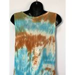 True Rock Tie Dye Embellished Asymmetric Hem Boho Summer Dress Multi OSFM NWOT Blue Size undefined Photo 1