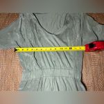 J.Crew  Women Silk Sage Green V-Neck Pleat Shift Dress,Size XS,Great Condition Photo 7