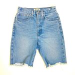 Madewell  High Rise Long Jean Shorts Hedrick Wash 24 Photo 0