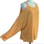 Free People  We The Free Cold Shoulder Dolman Sleeve Tee Size M Photo 6