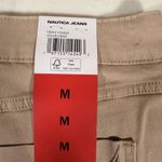 Nautica NWT  Womens Shorts Size M Pockets Stretch Cotton Blend Pull On Tan Casual Photo 4