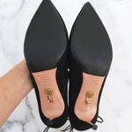 Aquazzura Fellini women’s leather-trimmed black suede pointed-toe pumps IT 37 Photo 12