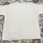 Vintage Aran Crafts Merino Wool Sweater Cardigan Mother of Pearl Buttons 2X XXL Photo 2