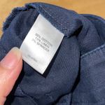 J. Jill Twill Chino Cotton Linen Blend Pants Navy Size 16 Stretch Blue Photo 5