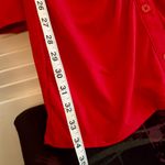 No Boundaries NWT Cherry Red Collar Button-Down Ruched Bodycon Minidress Juniors Size Large Photo 9