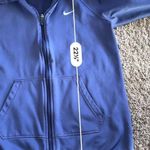 Nike Women Dri Fit Athletic Running Jacket Sz S Purple Hood Zip Up Drawstring Photo 7