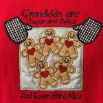 Vintage Christmas Grandmas Cookies Sweater Red Size M Photo 1