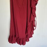 J.Crew One Shoulder Ruffle Cover Up Dress Medium Photo 3